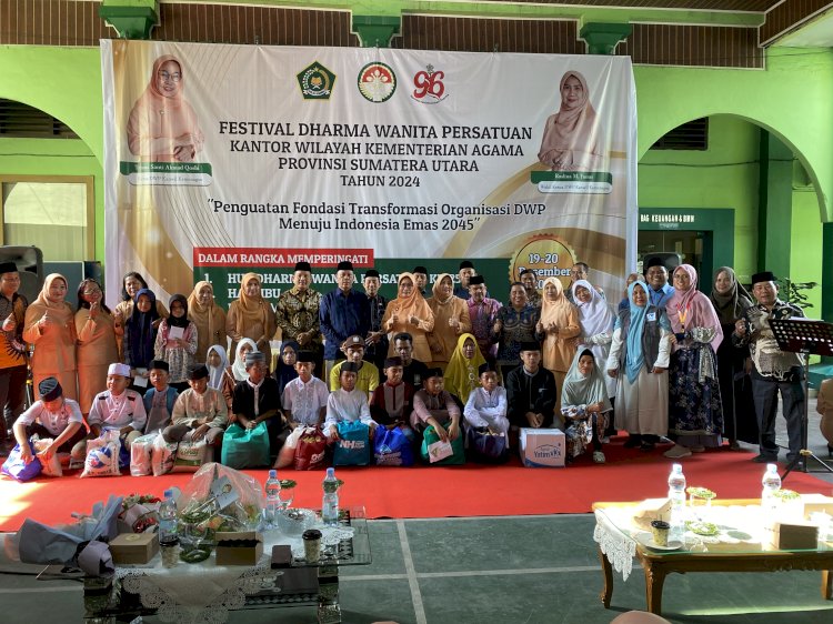 Berbagi Bingkisan untuk Yatim Dhuafa Spesial Hari Amal Bakti ke-79 di Medan