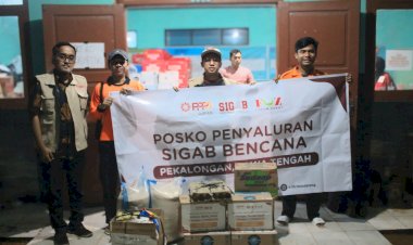 Penyaluran Bantuan untuk Penyintas Bencana di Kabupaten Pekalongan