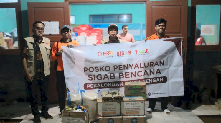 Penyaluran Bantuan untuk Penyintas Bencana di Kabupaten Pekalongan