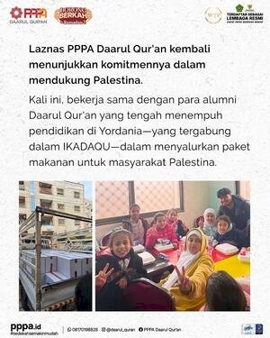 Penyaluran Bantuan untuk Palestina Menjelang Ramadan 1446 Hijriyah