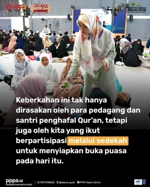 Penyaluran Paket Takjil dan Buka Puasa untuk  Santri Penghafal Qur’an