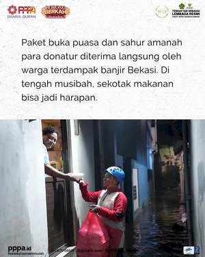 Paket Buka Puasa dan Sahur Amanah Donatur Bahagiakan Mereka