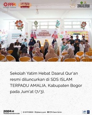 Peluncuran Sekolah Yatim Hebat Spesial di Ramdan 1446 Hijriyah