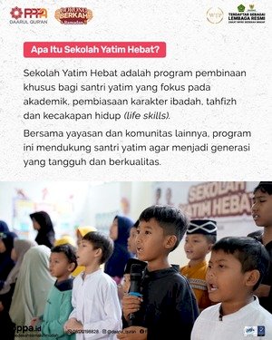 Peluncuran Sekolah Yatim Hebat Spesial di Ramdan 1446 Hijriyah