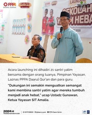 Peluncuran Sekolah Yatim Hebat Spesial di Ramdan 1446 Hijriyah