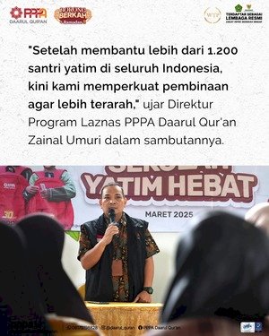 Peluncuran Sekolah Yatim Hebat Spesial di Ramdan 1446 Hijriyah