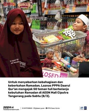 Penyaluran Bingkisan Ramadan dan Buka Puasa untuk Disabilitas