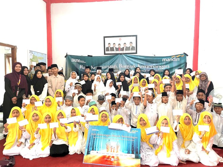 Sinergi PPPA Daarul Qur'an Jatim dan Mandiri Amal Insani Berbagi Kebahagiaan Kepada Adik Yatim