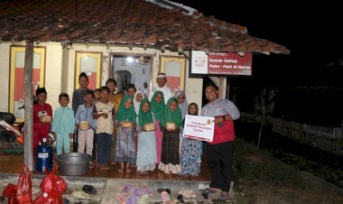 Daging Qurban untuk santri Rumah Tahfidz