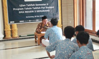 PPPA Daarul Qur'an Jateng Gelar Ujian Tahfizh di SMAN 3 Semarang
