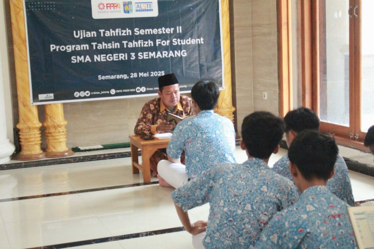 PPPA Daarul Qur'an Jateng Gelar Ujian Tahfizh di SMAN 3 Semarang