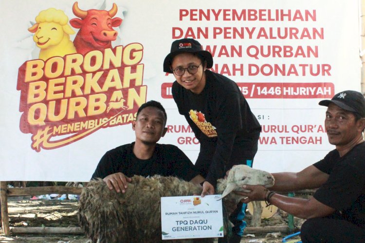 Santri TPQ Belajar Makna Berkurban Melalui Program Sedekah Daging Qurban