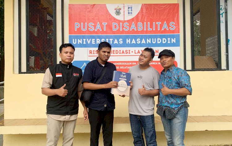 Empat SLB dan Dua Lembaga di Sulsel Terima Bantuan Mushaf Al-Qur’an Isyarat dan Braille dari BPKH