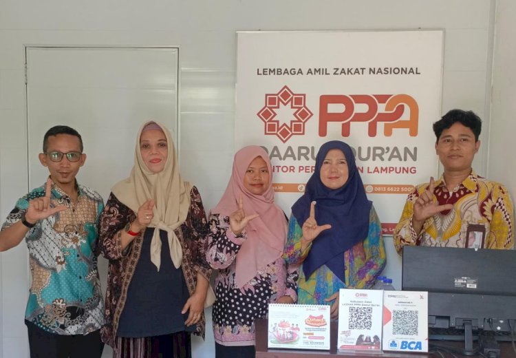 Menerima Kunjungan Tim Bidang Penais Zawa Kanwil Kemenag Provinsi Lampung