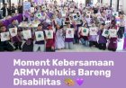 Moment Kebersamaan ARMY Melukis Bareng Disabilitas