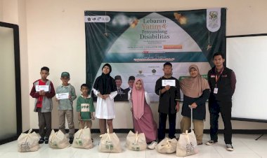 Bingkisan Cinta di Awal Tahun untuk Santri Yatim dan Disabilitas di Jawa Barat