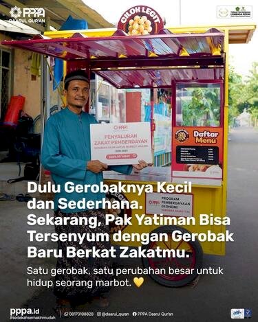 Kebaikan Zakatmu Wujudkan Impian Seorang Marbot Masjid