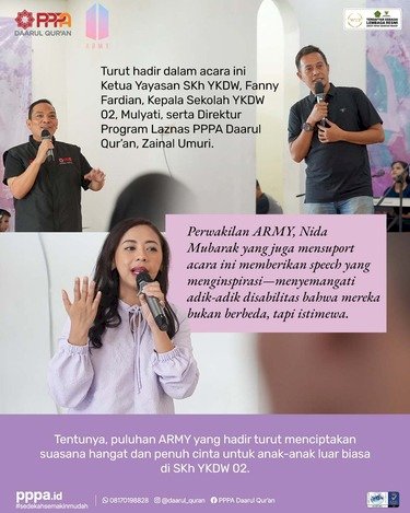 Moment Kebersamaan ARMY Melukis Bareng Disabilitas