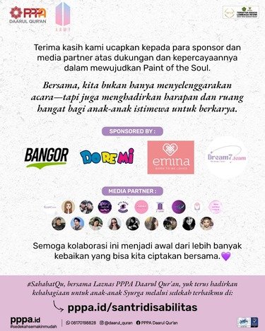 Moment Kebersamaan ARMY Melukis Bareng Disabilitas