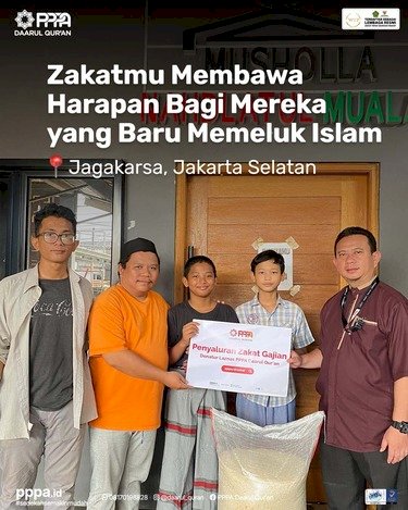 Zakatmu Bantu Para Mualaf yang Sedang Berjuang Mempelajari Islam
