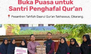 Penyaluran Sedekah Makan dan Buka Puasa untuk Penghafal Qur’an