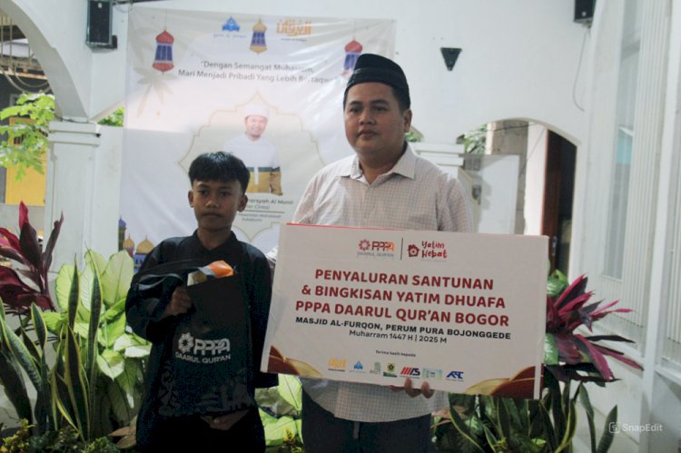 PPPA Daarul Qur'an Bogor Salurkan Bingkisan Cinta untuk Anak-Anak Yatim