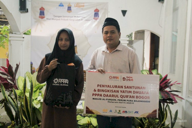 PPPA Daarul Qur'an Bogor Salurkan Bingkisan Cinta untuk Anak-Anak Yatim