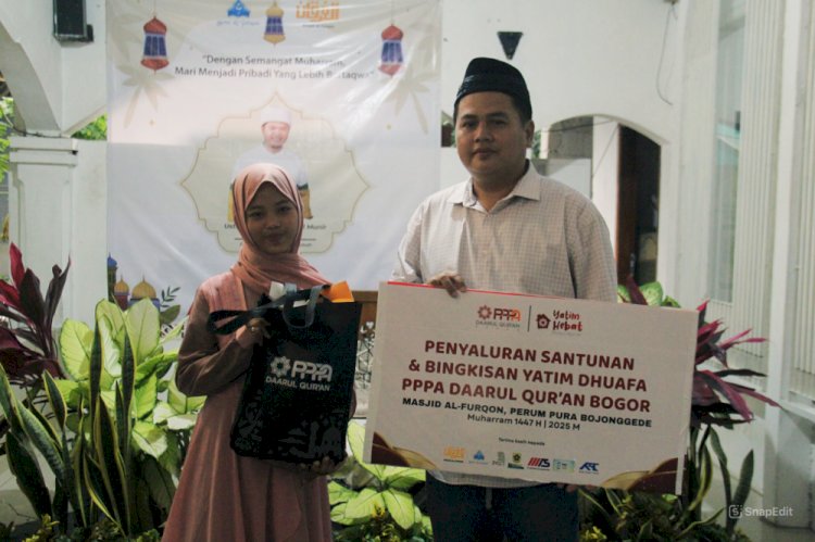 PPPA Daarul Qur'an Bogor Salurkan Bingkisan Cinta untuk Anak-Anak Yatim