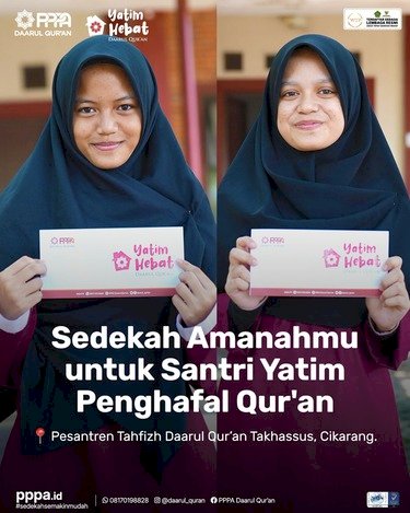 Penyaluran untuk Yatim Penghafal Qur'an