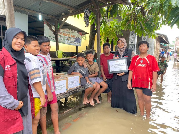 PPPA Daarul Qur’an Medan Salurkan Bantuan Tahap 1 untuk Korban Banjir di Kota Medan