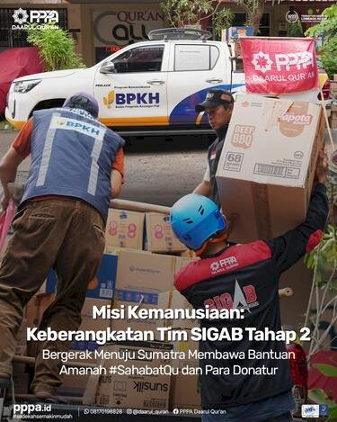 Keberangkatan Tahap 2 Tim SIGAB ke Sumatra
