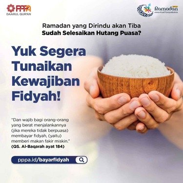Sudah Bayar Hutang Puasa ? Cek Tabel Fidyah!