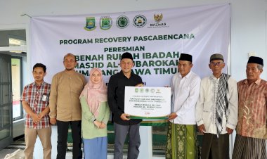 Dari Tangerang untuk Lumajang:  Masjid Al-Mubarokah Bangkit Usai Diterjang Lahar Semeru
