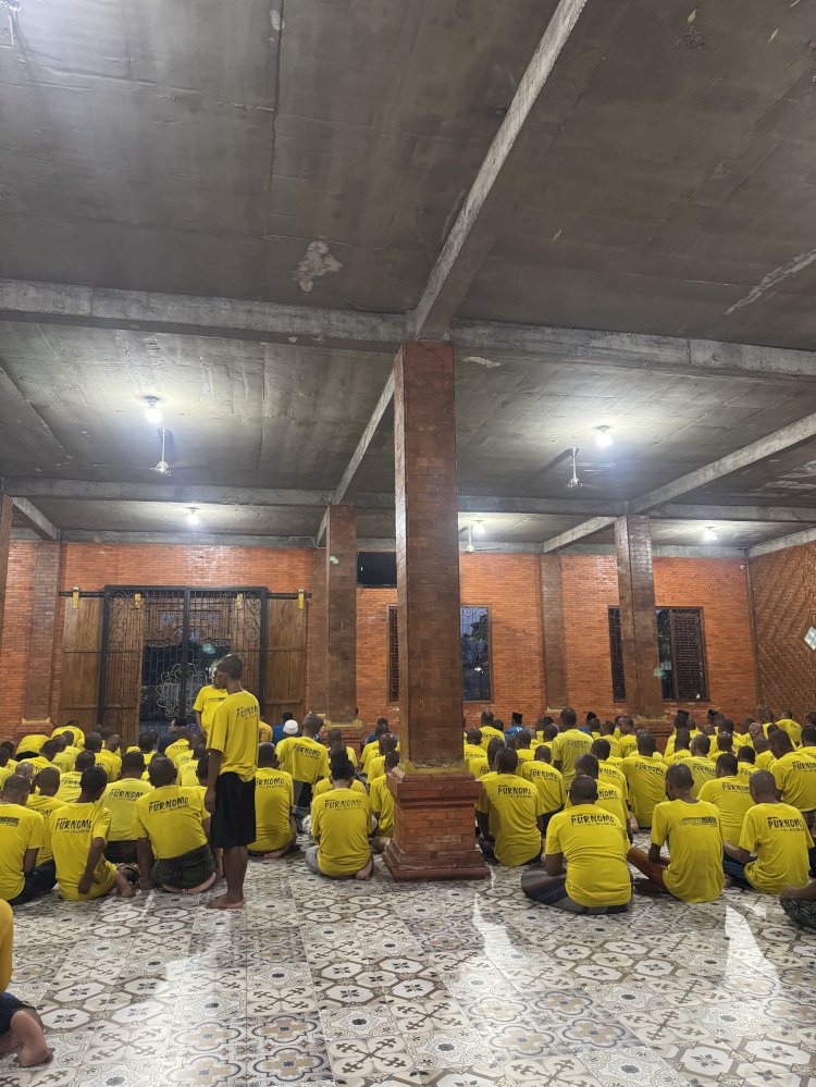 Imam Muda PPPA Daarul Qur’an Hadir Menguatkan Santri Rehabilitasi di Yayasan Berkas Bersinar Abadi