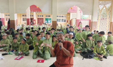 Aksi Mobile Qur’an Hadir di SDIT PLUS Qurthuba Makassar