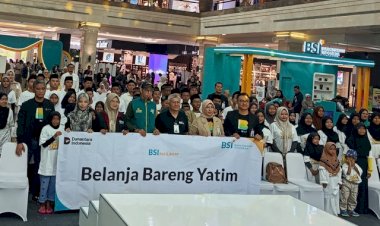 Sinergi Membahagiakan Santri Yatim Bersama BSI