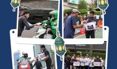Berbagi Takjil dari Sedekah Rutin Amanah Donatur