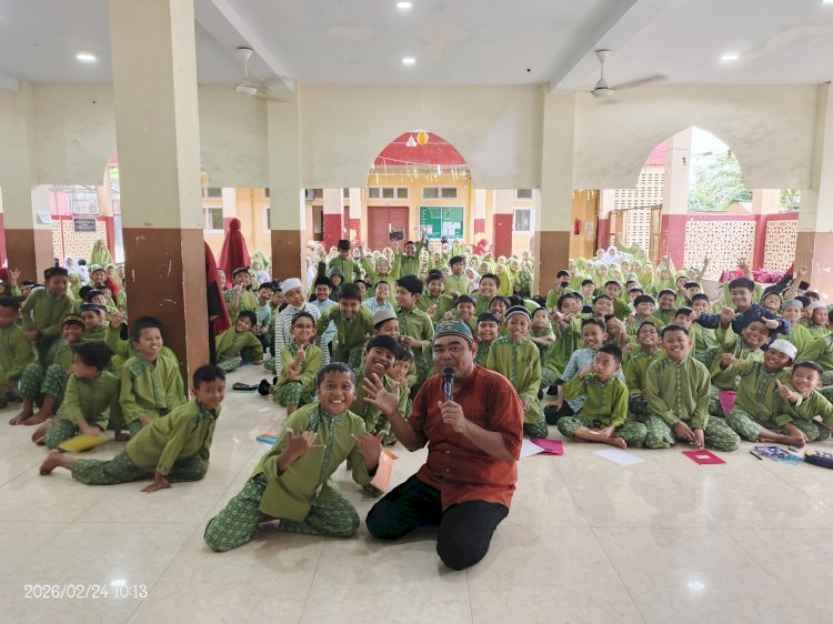 Aksi Mobile Qur’an Hadir di SDIT PLUS Qurthuba Makassar