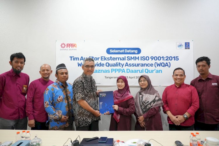 Tahun Keenam Laznas PPPA Daarul Qur’an Raih Sertifikat ISO 9001:2015
