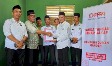 Ikrar Wakaf Jadi Pertanda Pembangunan Kampung Qur’an Mandeh Resmi Dimulai   