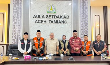 Tim Peduli Kota Tangerang Audiensi dengan Bupati Aceh Tamiang dan Wamen PKP, Bahas Pemulihan Pascabencana   
