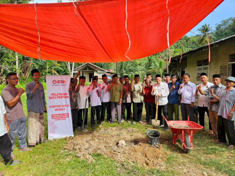 Peletakan Batu Pertama Pembangunan Kampung Qur’an Mandeh
