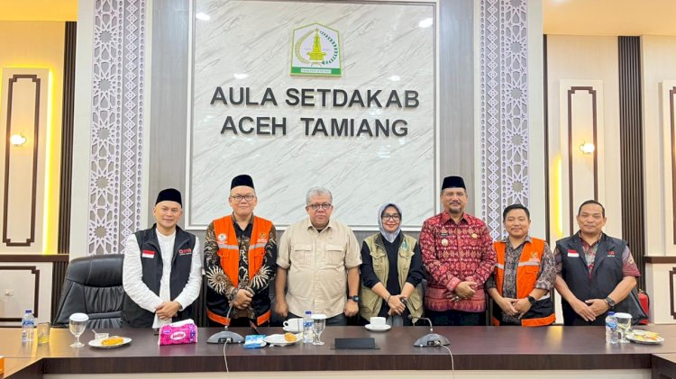 Tim Peduli Kota Tangerang Audiensi dengan Bupati Aceh Tamiang dan Wamen PKP, Bahas Pemulihan Pascabencana   