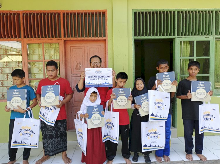 Mushaf Isyarat dan Iqra Braille Amanah BPKH Kembali di Distribusikan