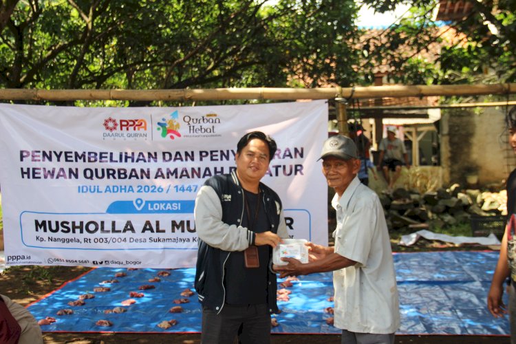 Kolaborasi Qurban Laznas PPPA Daarul Qur'an Bogor bersama Masyarakat Nanggela