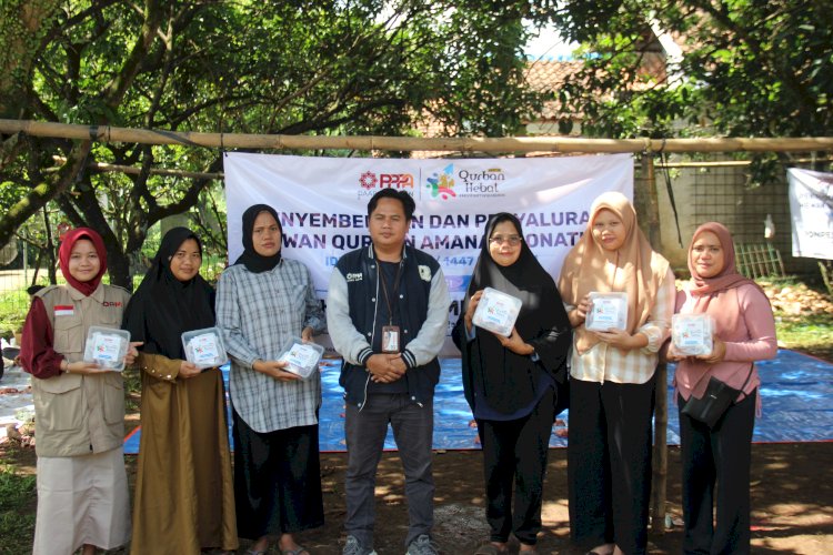 Kolaborasi Qurban Laznas PPPA Daarul Qur'an Bogor bersama Masyarakat Nanggela