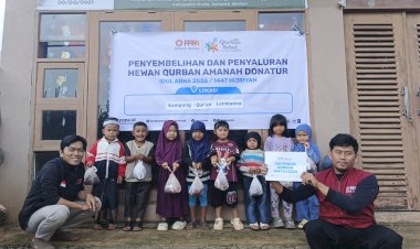 Qurban Amanahmu Sampai di Kampung Qur'an Lembanna