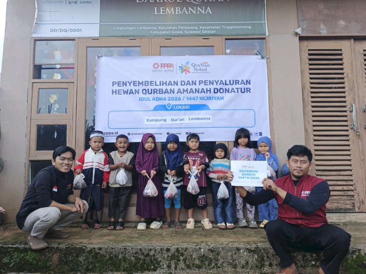 Qurban Amanahmu Sampai di Kampung Qur'an Lembanna