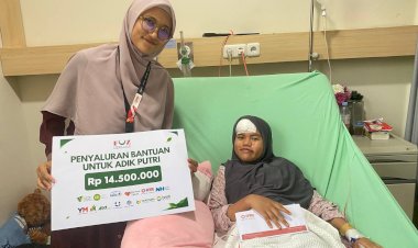 PPPA Daarul Qur'an Medan Bersama FOZ Sumut Salurkan Bantuan untuk Adik Putri