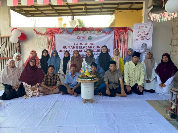 Spesial Kemerdekaan RI ke-81 Laznas PPPA Daarul Qur’an Medan Launching Rumah Belajar Qur’an untuk Sahabat Disabilitas